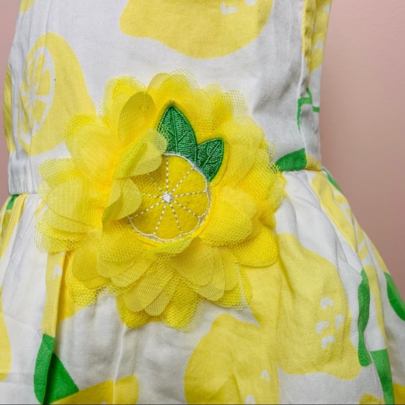 Baby girl lemon printed dress  🍋🍋🍋🍋 - Picture 5 of 8